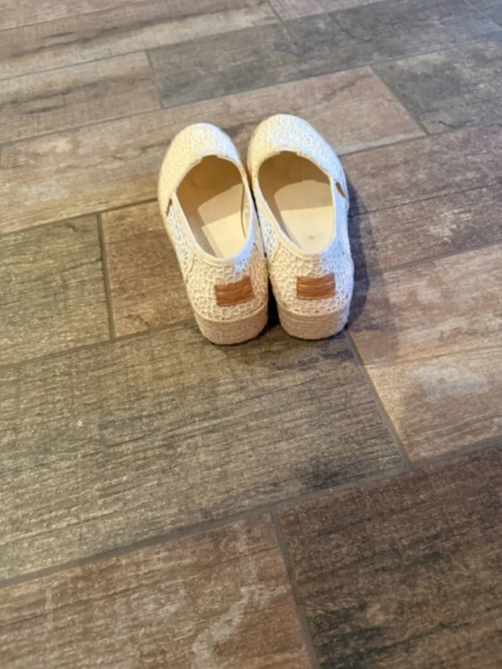 Toms white espadrilles